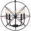 Lustre de globe à 5 lumières unique/statement Kanisha