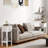 Nightstand Set of 2 with Drawer and Open Storage Shelf, White-125912464