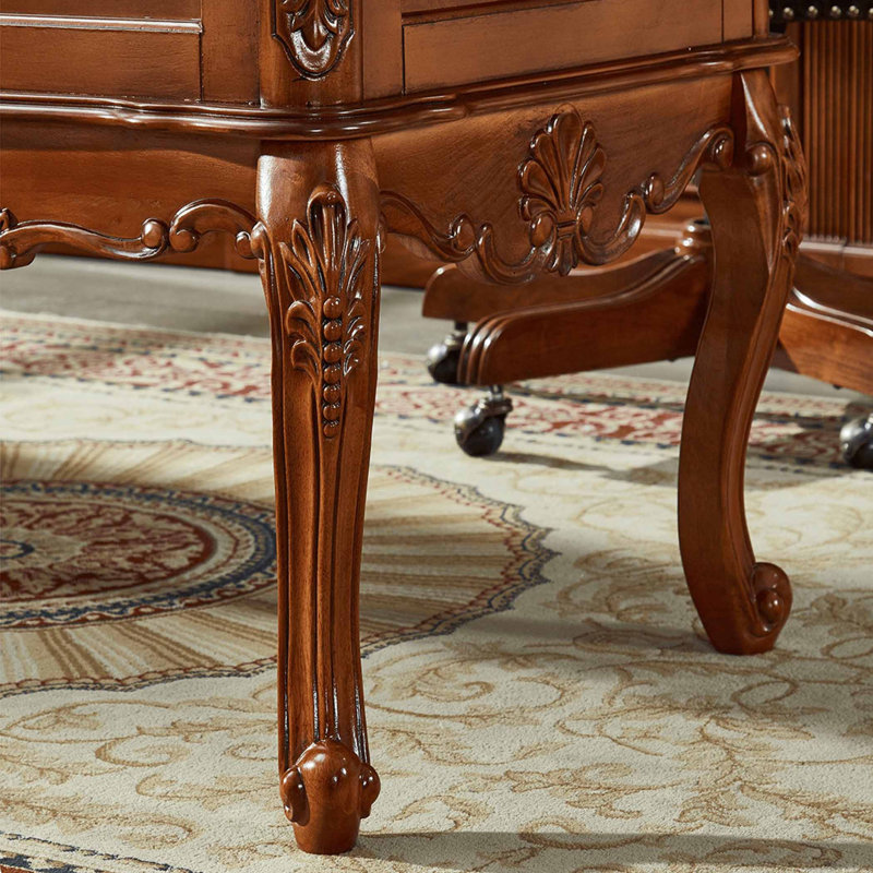 Bureau haut de gamme de style américain rétro, 31.50" H x 47.24" W x 25.59" D