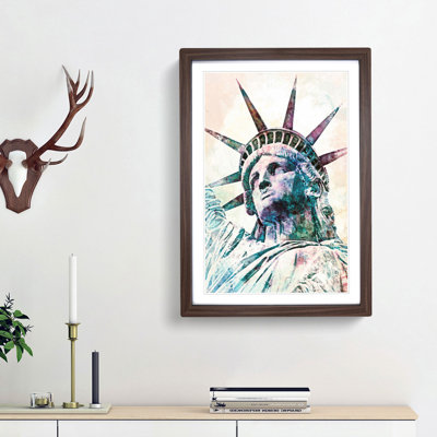 Statue of Liberty - Picture Frame Painting Print