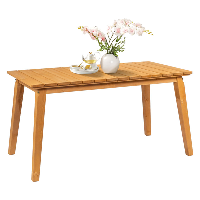 Patio Brown Wood Table, Brown