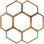 40"OD x 17 1/8"ID x 1"P Florin Architectural Grade PVC Pierced Ceiling Medallion, Antiqued Bronze