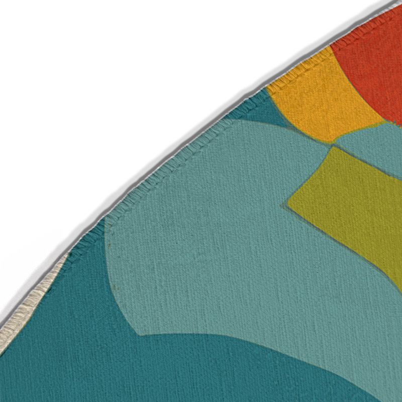 Tapis d'intérieur et d'extérieur Dynamic Prime Streak, Rond 5 pi