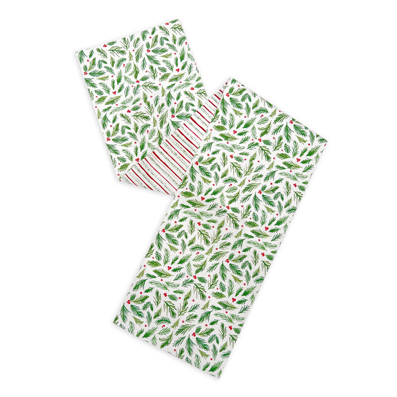 Lenox Bayberry Merry & Bright Reversible Runner