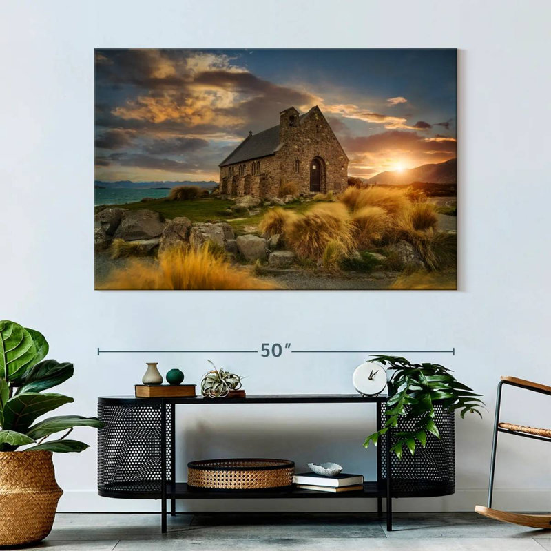Adella Remote Church, 34" H x 51" W