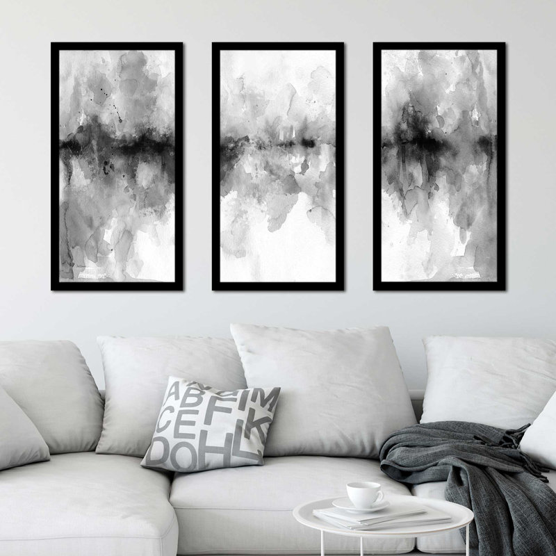"Island Mist (Horizontal)" par Carol Robinson, impression sur acrylique 3 pièces, H 25,5 po x l 40,5 po x P 1 po