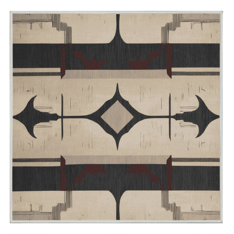 Chivalric Charm Rug, Square 6'