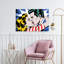 Art mural rétro romantique "Bold Comic Kiss"-942867444