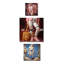 Charels - Horloge glamour multicolore tendance pour le salon