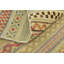 Tapis de la laine beige 2 pi 9 po x 4 pi one-of-kind main noué la Nash
