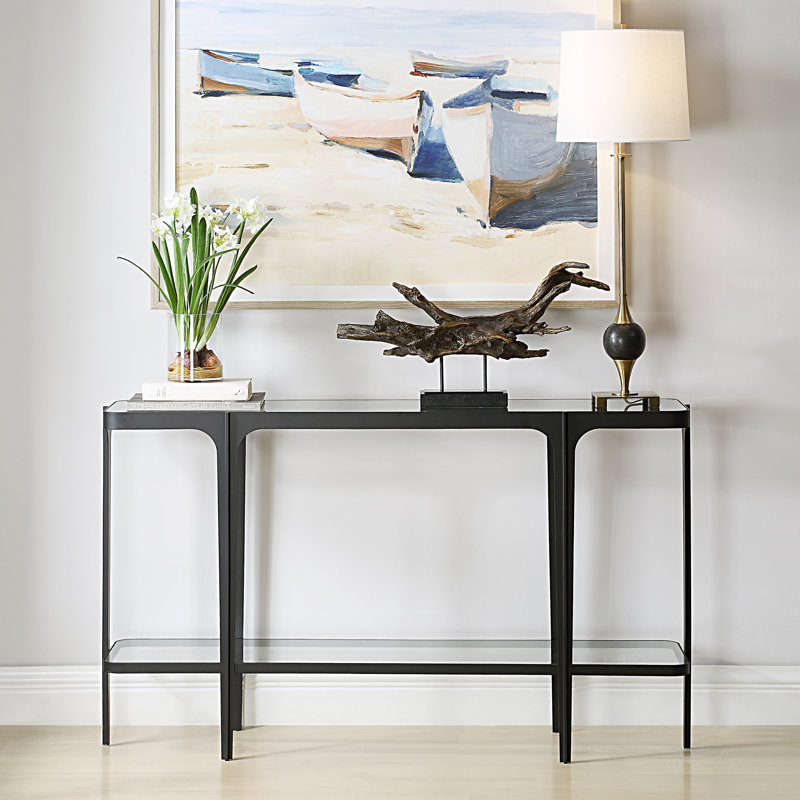Mekenzi Iron Console Table