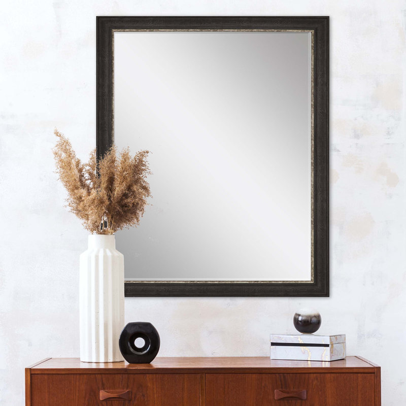 Miroir décoratif biseauté Faulk, H 31 po x l 25 po
