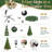 10ft Green Christmas Tree with 1200 Lights Remote and 5090 Tips