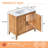 Aalycia 39'' Single Bathroom Vanity with Acrylic Top