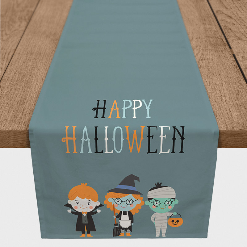 Chemin de table Shamsh Halloween, L 72 po x l 16 po