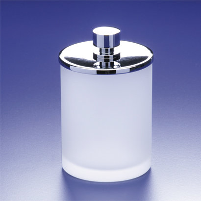 Accessoires pour salle de bain, Chrome avec verre givré