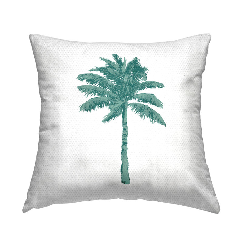 Floral Outdoor Throw Pillow