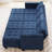 Soneson Hunsicker 116.6'' Large Modular Variable Sectional Upholstered Sleeper Couch Storage Sofa Bed-9 Piece-1557984039