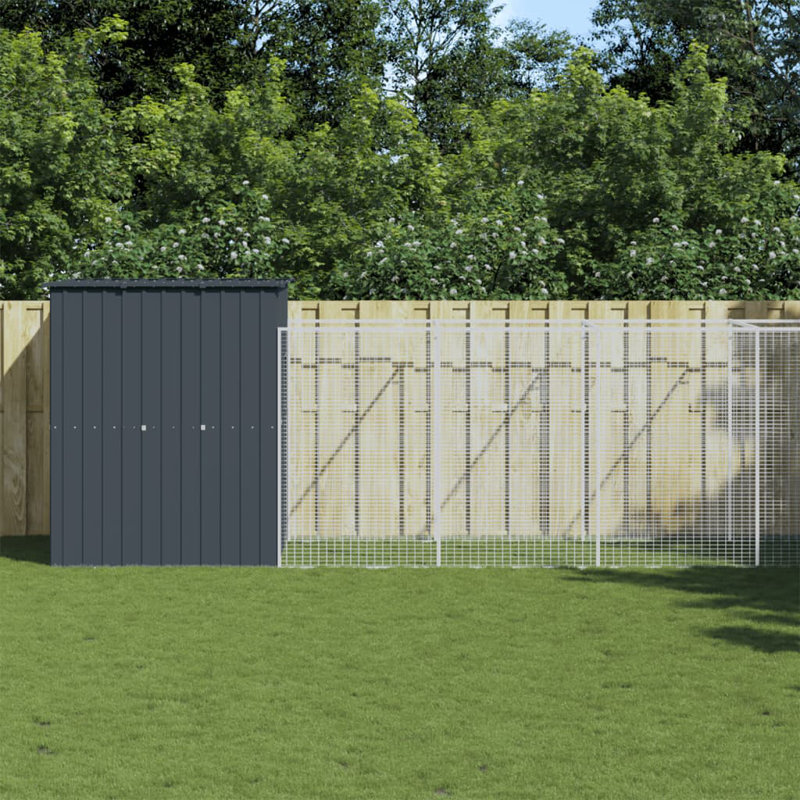 Birty Dog House, 181cm H x 165cm W x 251cm D, Anthracite