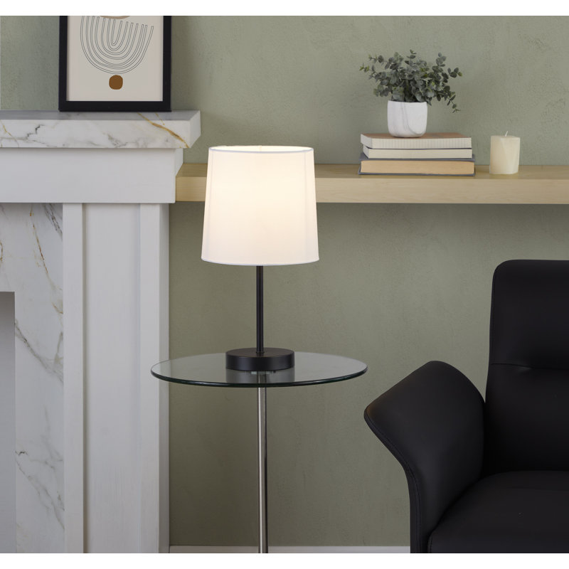 Cooper 16" Metal Accent Lamp - Set of 2, Black