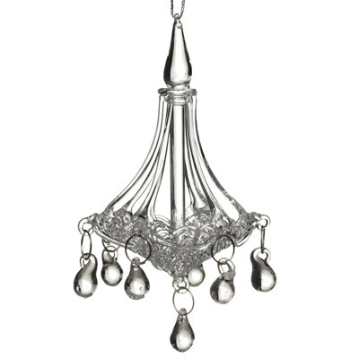 13cm Glass Hanging Figurine Ornament