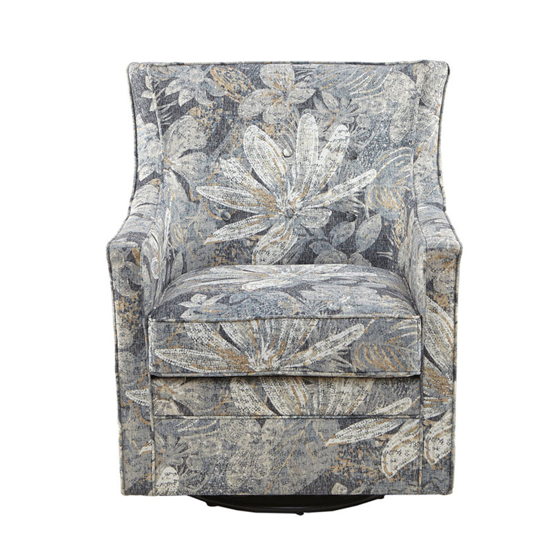 Fauteuil coulissant pivotant moelleux Alana - mouvement fluide et confort ultime