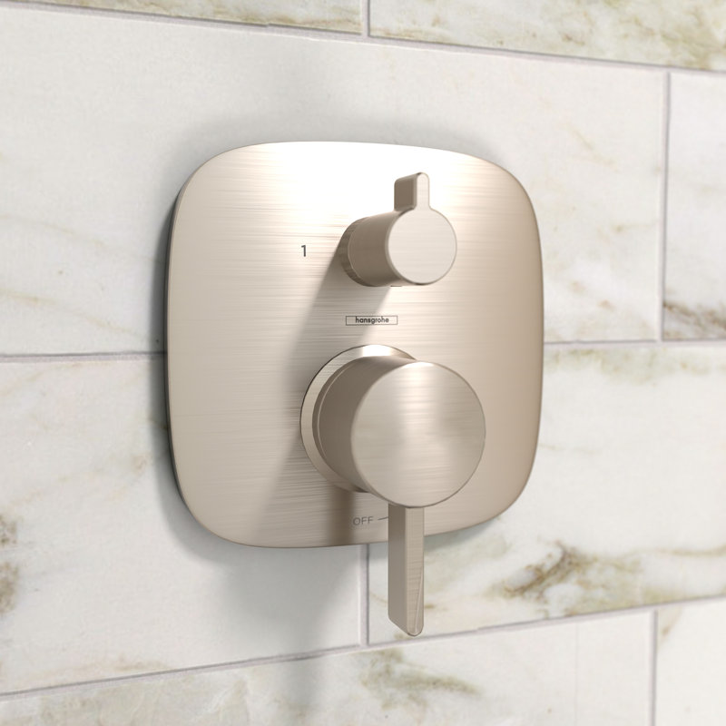 Ecostat Modern Pressure Shower Faucet Trim, Brushed Nickel