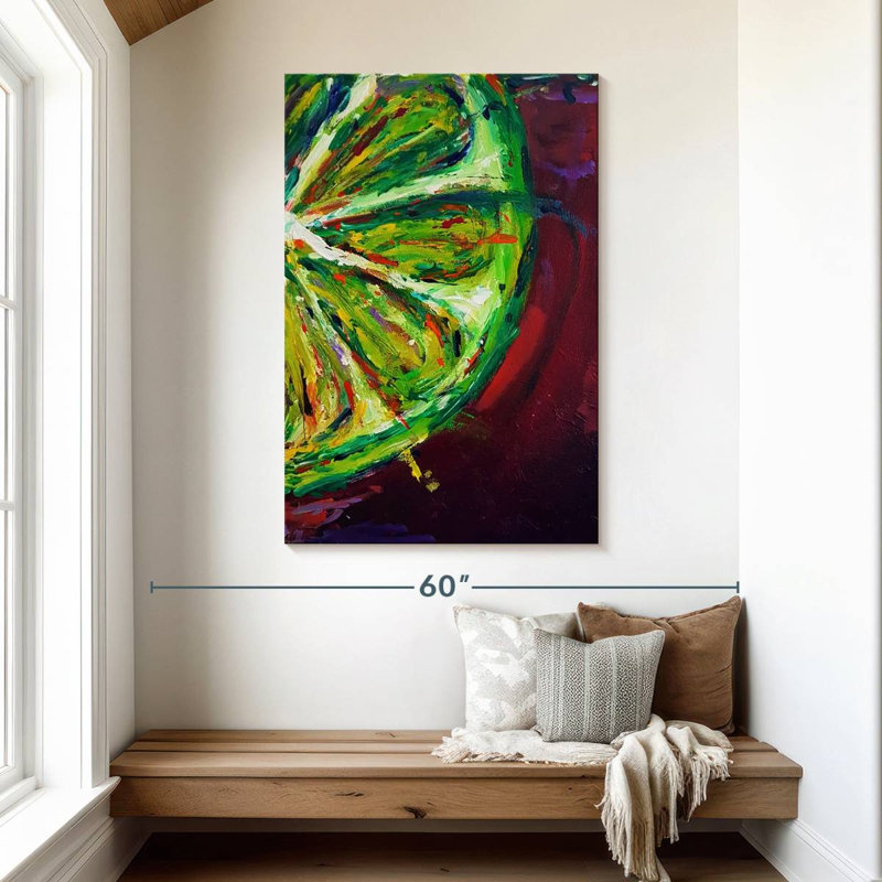 Yarlin Lime 2017, 48" H x 32" W