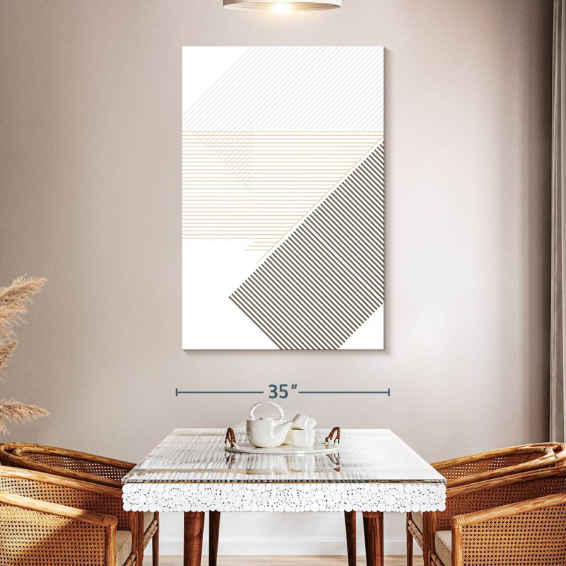 Avery Modern Lines II, 51" H x 34" W