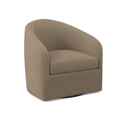 Pinnacle Upholstered Swivel Barrel Chair