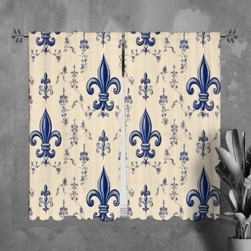 Tishana Polyester Room Darkening Curtain Pair, L 20 po x L 82 po