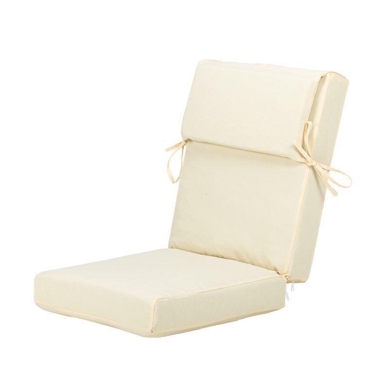 4.1" Outdoor Seat / Back Cushion, Cream Yellow