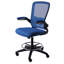 Chaise de bureau ergonomique, chaise de bureau en filet, bureau pivotant, chaise d'ordinateur avec support lombaire, hauteur réglable avec repose-pieds-1047469246
