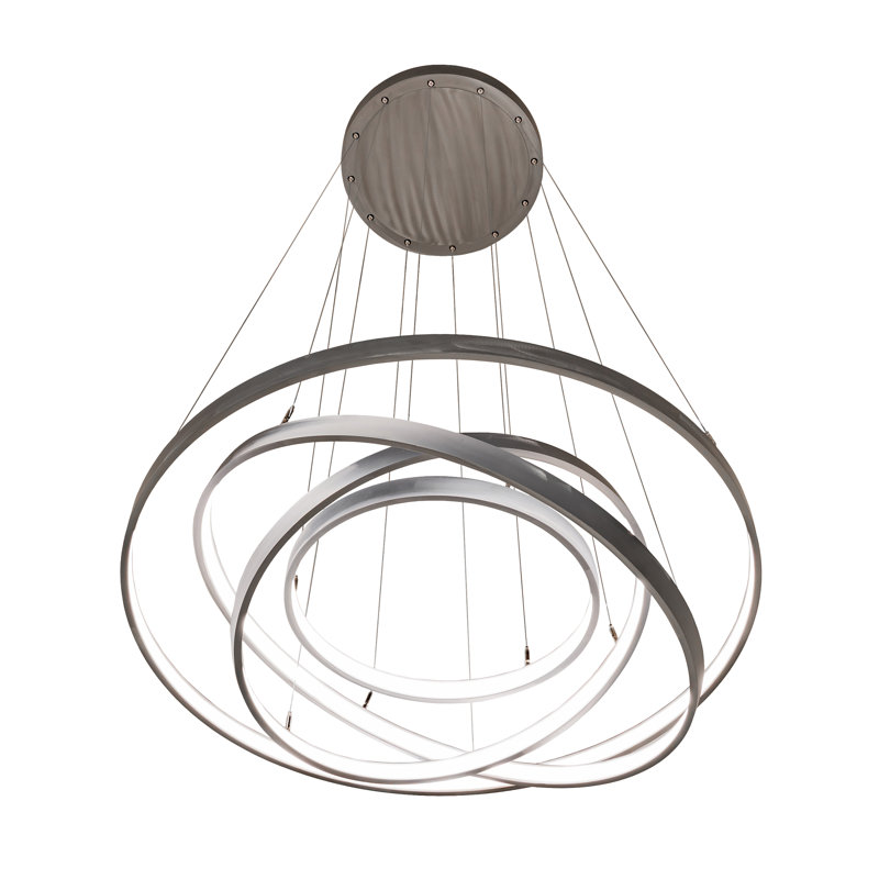 48" Wide Anillo 4 Ring Cascading Pendant