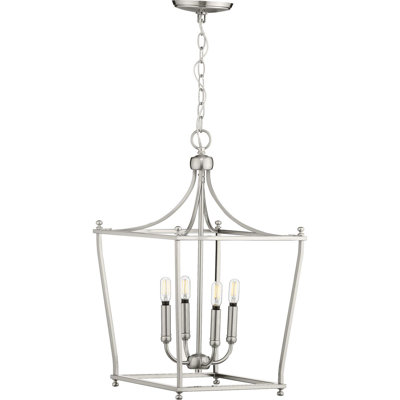 Luminaire suspendu géométrique à 4 lumières Hennings