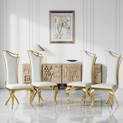 Solid Back Side Chair Dining Chair