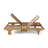 Bel-Air Outdoor Teak Wood Chaise Lounge