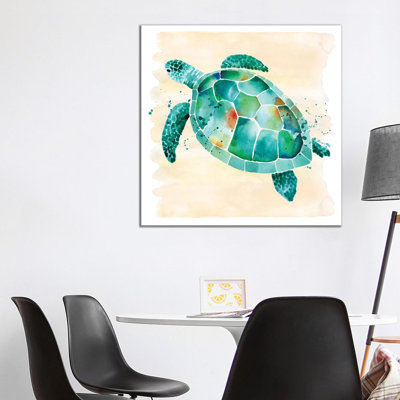 Sea Turtle by Sara Berrenson - Print on Canvas