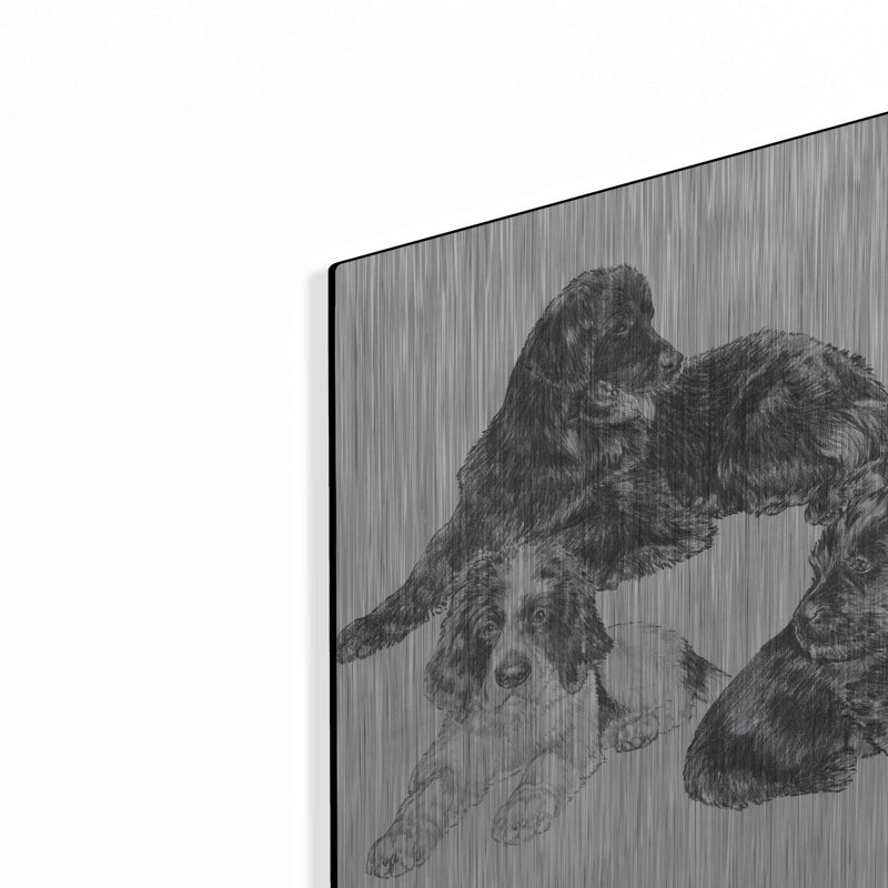 «Growing Up Terre-Neuve» par Barbara Keith, H 12 po x l 24 po