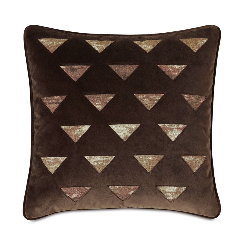 Fossil Velvet Square Pillow Cover & Insert