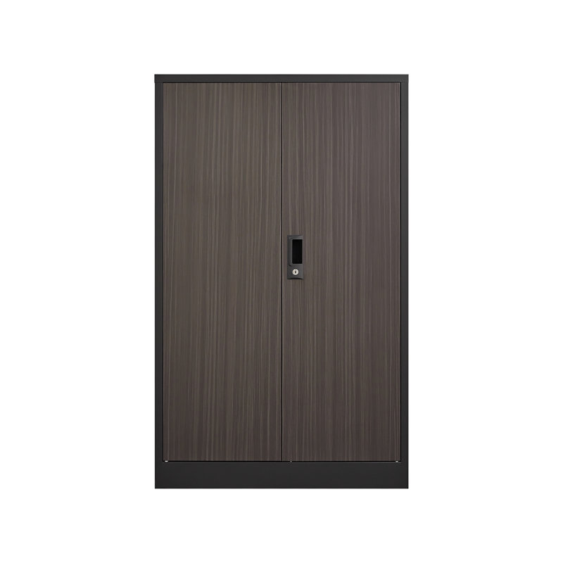 Metal Storage Cabinet with Locking Doors and Adjustable Shelf
