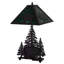 Grizzly Bear Through the Trees Table Lamp