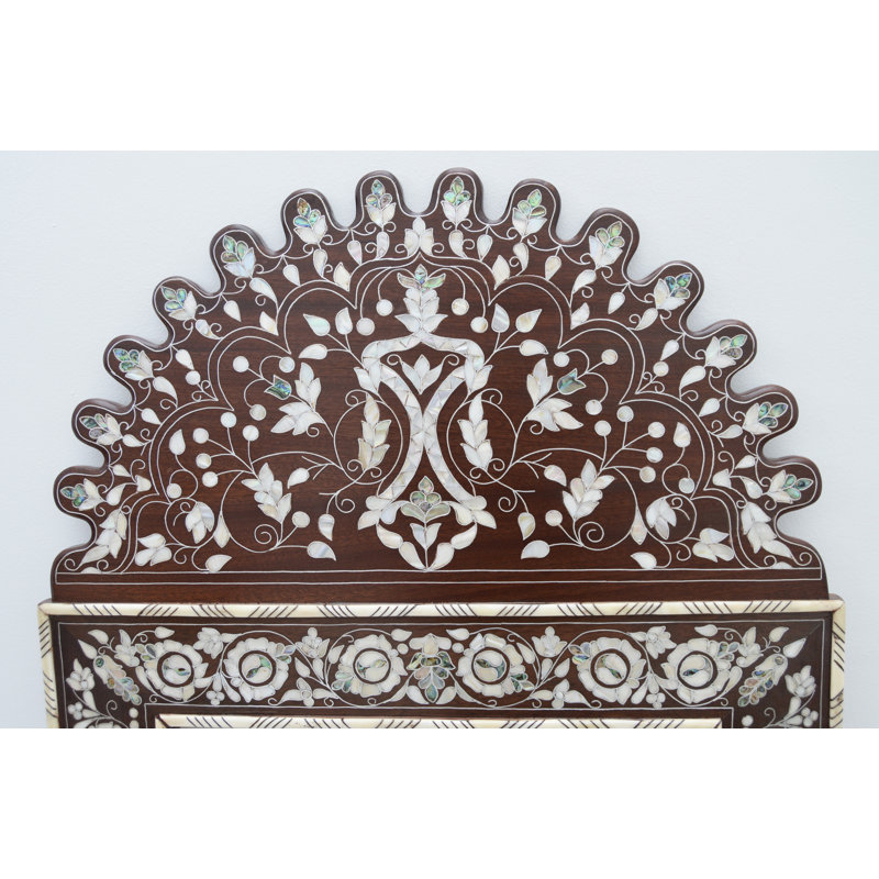 Syrian Arch Solid Wood Wall Mirror