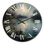 Horloge murale Mysterious Misty Sunset Over Teal Lake IV