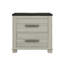 Table de chevet brune