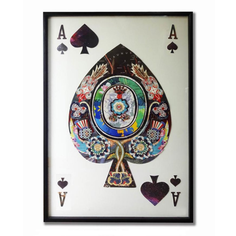 «Play Card Ace Of Spade» par Ansel Adams - Illustration de cadre photo