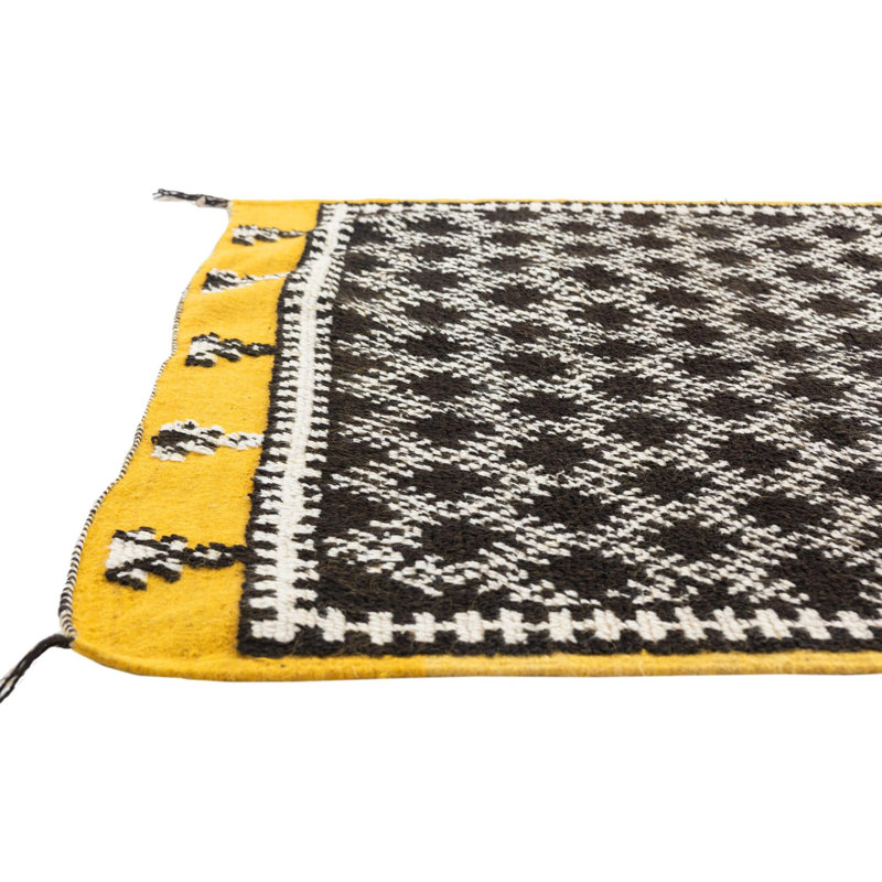Tapis de couloir noir Oavia