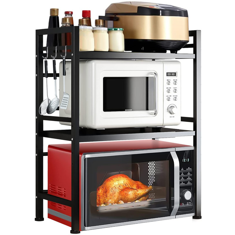 Addisson Steel Baker's Rack with Microwave Compatibility
