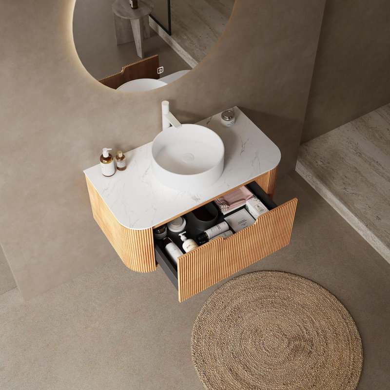 Ensemble de meuble-lavabo mural Anstus