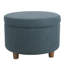 Repose-pieds rond avec rangement Chew Stoke-25182777